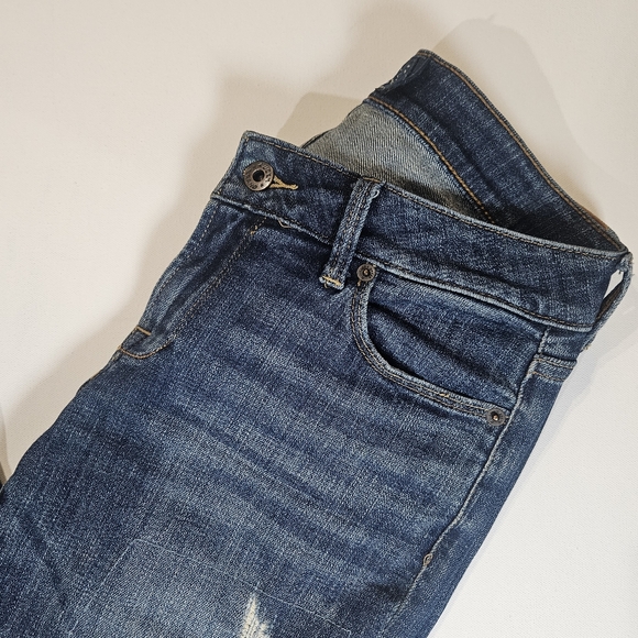 Lucky Brand Womens Jeans Size 2/26 Lolita Skinny Low Rise Distressed 90s Denim - Picture 9 of 12